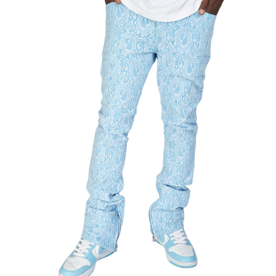 POLITICS: Baldwin Applique Stacked Denim